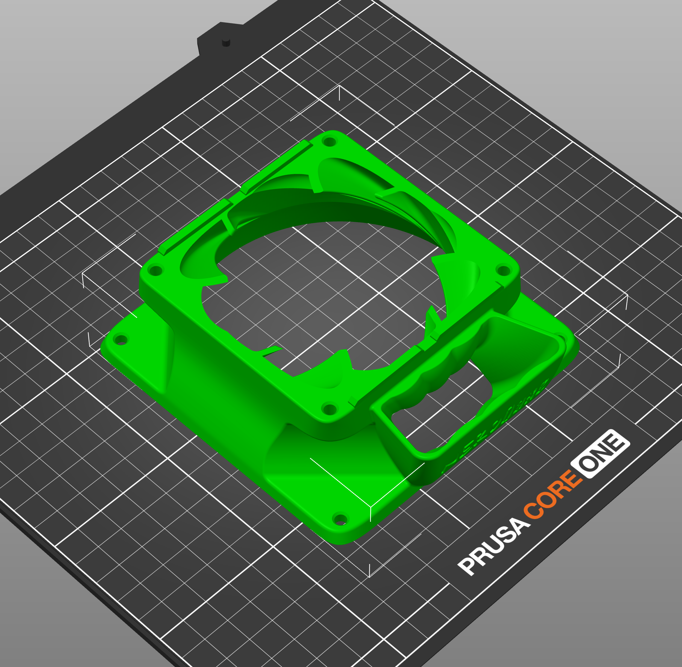 Mod 1 .STL (V2) NerdQAxe++ Fan Adapter