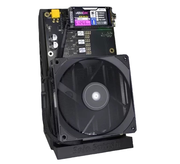 NerdQaxe++ Bitcoin Solo Miner